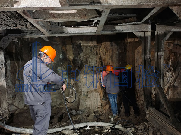 隧道超前地质预报现场