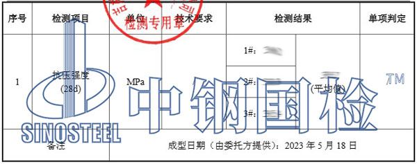 桩基检测项目结果