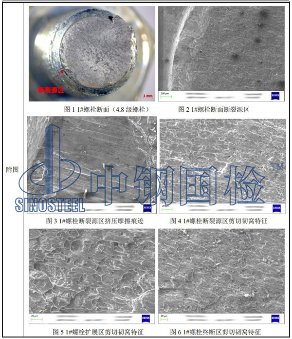 螺栓断裂检测项目结果