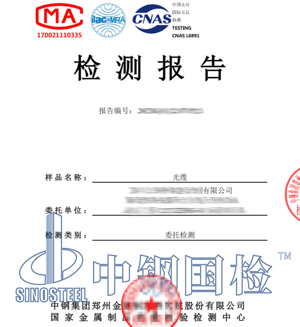 光缆检测报告