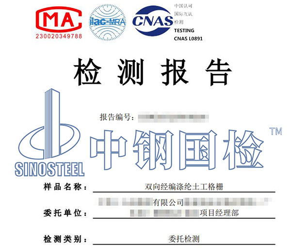 土工格栅检测报告