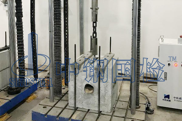 预埋槽道拉拔试验